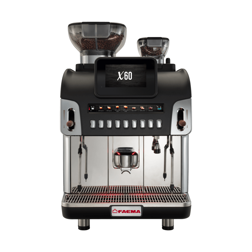 X60 è progettata per tutti quei contesti che richiedono una macchina da caffè ad alte prestazioni.